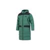 Logo Print Sporty Casual Warm Windproof Hooded Fitted Long Sleeve Down Jacket Men Outerwear Green 849985-25