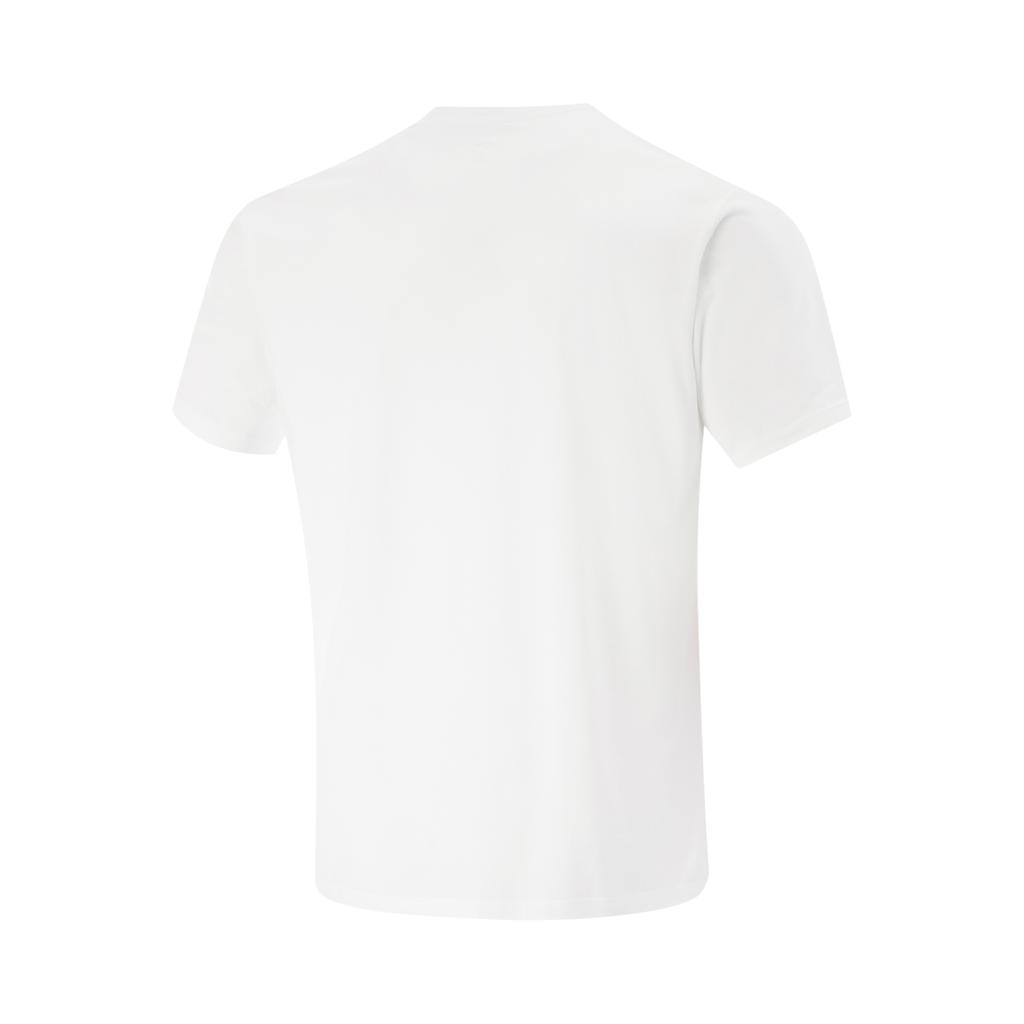 Li Ning CBA Series Guangzhou Team Sports Fashion Casual Stretch Fearless Print Crew Neck Comfortable Summer Basketball Short Sleeve T-Shirt AHSVC31-1