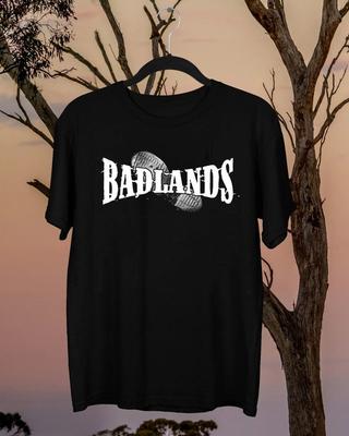 Новая Популярная Хлопковая Черная Футболка Badlands Band Все Размеры Унисекс Унисекс Футболка