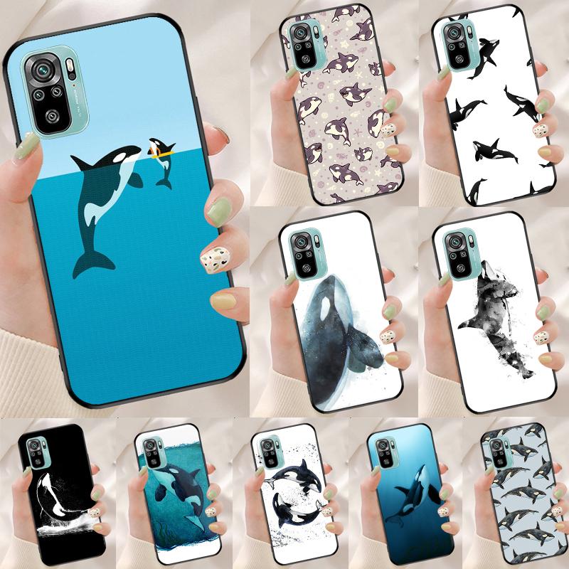 Чехол-накладка с косатками для Xiaomi Redmi Note 13 14 Pro 12 11 9 10 9S 10S 11S 12S Redmi 14C 10C 12C 13C