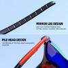 Sports Fashion Sunglasses Half-Frame Durable Pc Material Tac Lenses For Enhanced Clarity Ideal For Outdoor Activities