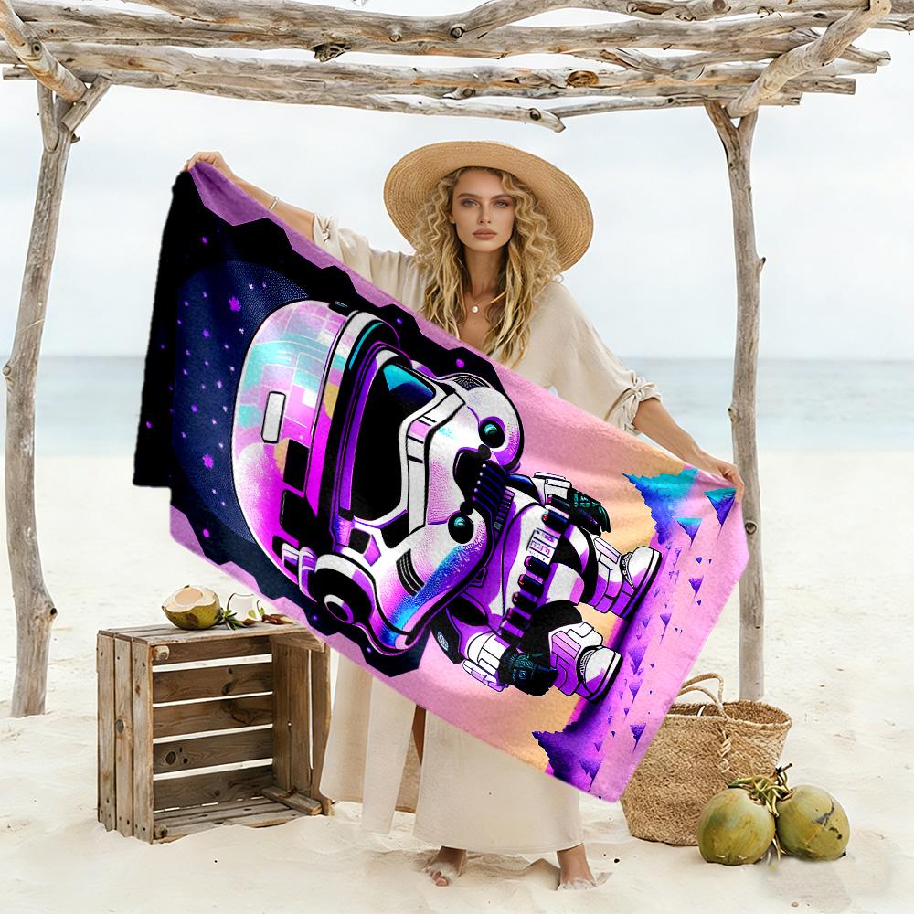 Star Wars Beach Towel High Absorbency Quick-Dry Comfortable Lightweight Suitable for Sports, Travel, Swimming, Yoga, Bathroom, Beach, And Pool