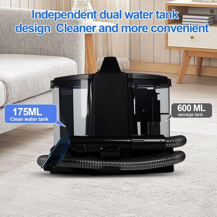 500W Carpet and Sofa Cleaner, 12 kPa, 1.75 L Tank, 5 m Cable, 100-240V - for Pet Stains and Carpets