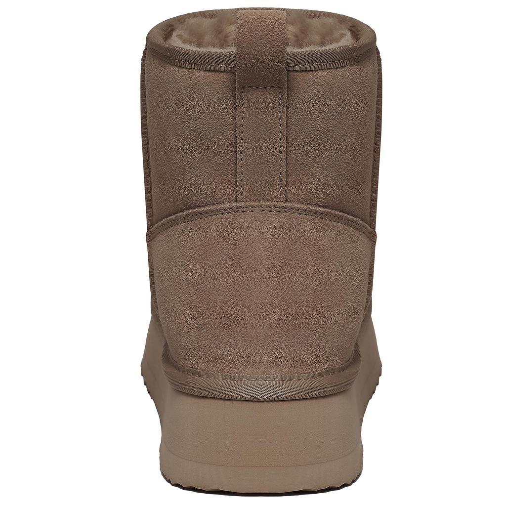 Модные Smile PoP Новые Женские Пушистые Ботинки Для Женщин Зимние Замшевые Классические Мини Снежные Ботинки Повседневные Пушистые Шерстяные Меховые Ботинки Домашняя Женская Обувь