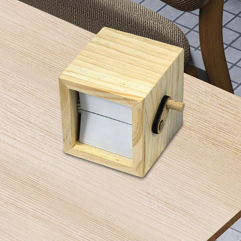 Photo Flip Book Frame Display Box Animation Machine Table Decor Ornament Album Hand Motion for