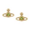 Серьги-гвоздики Nano Solitaire Saturn из латуни Женские серьги Золотые 6201003702R610R610