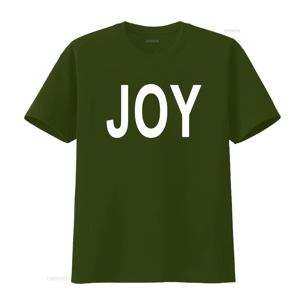 T Shirt That Says Joy vintage Washed Breathable Stylish Versatile Casual Top For Everyday Wear Slightly designer clothes