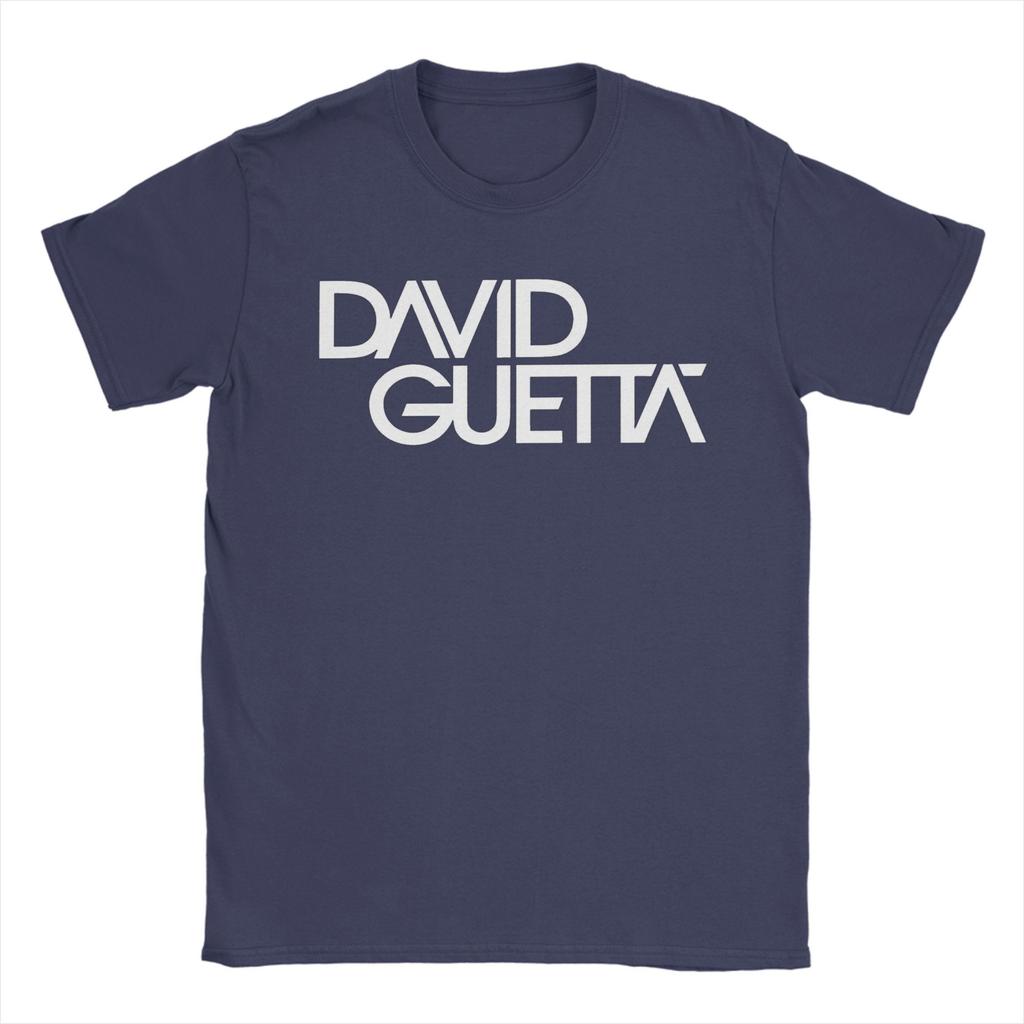 France DJ David Guetta TShirt Summer TShirts Male Cotton O Neck Plus Size Tees ShortSleeve Y2K Fun Tops