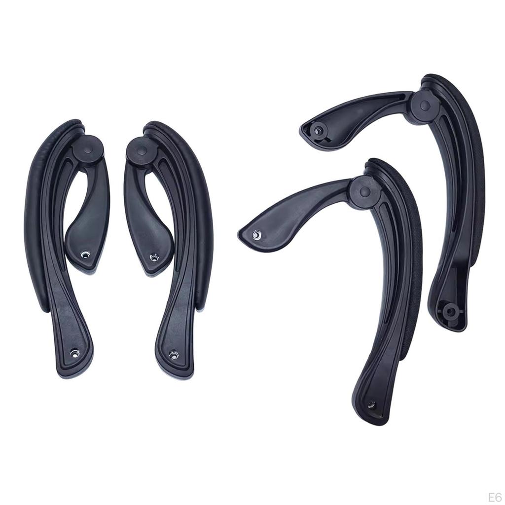 1 Pair Office Chair Adjustable Arms, Armrests with Pads for Most Gaming Swivel Chairs, Easy