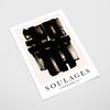 Plakat soulages abstrakcja obraz