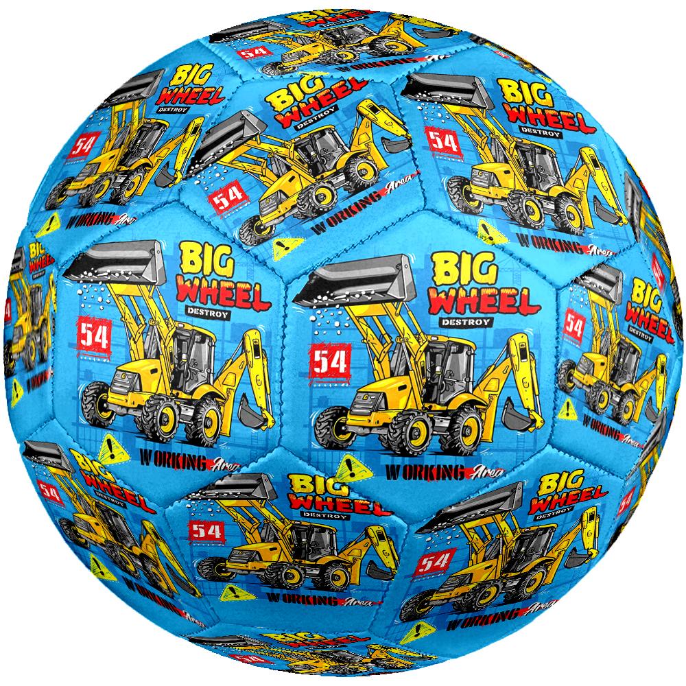 excavator Theme Size 5 Soccer Ball, Suitable for Both Indoor and Outdoor Matches, a Gift Suitable for Everyone.