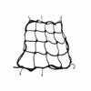 2pcs 30x30cm Size Bungee Cargo Net High Elastic Rubber Helmet Mesh Net Small Cargo Net  For Storage