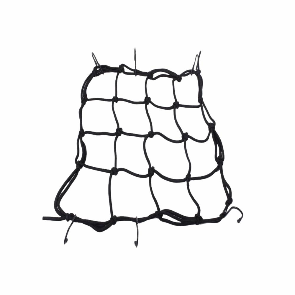 2pcs High Elastic Rubber Motorcycle Cargo Net 4 Hole Mesh Helmet Mesh Net  For Storage