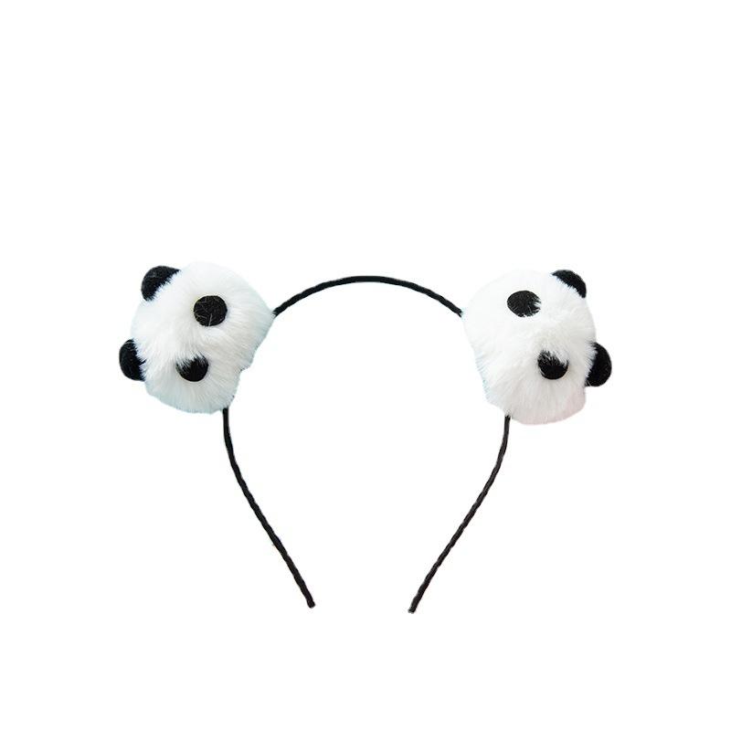 1 шт. забавная трехмерная повязка на голову в виде панды, плюшевая гигантская панда, мультяшная, милая, сладкая, интернет-знаменитость, головной убор для умывания, аксессуары для волос