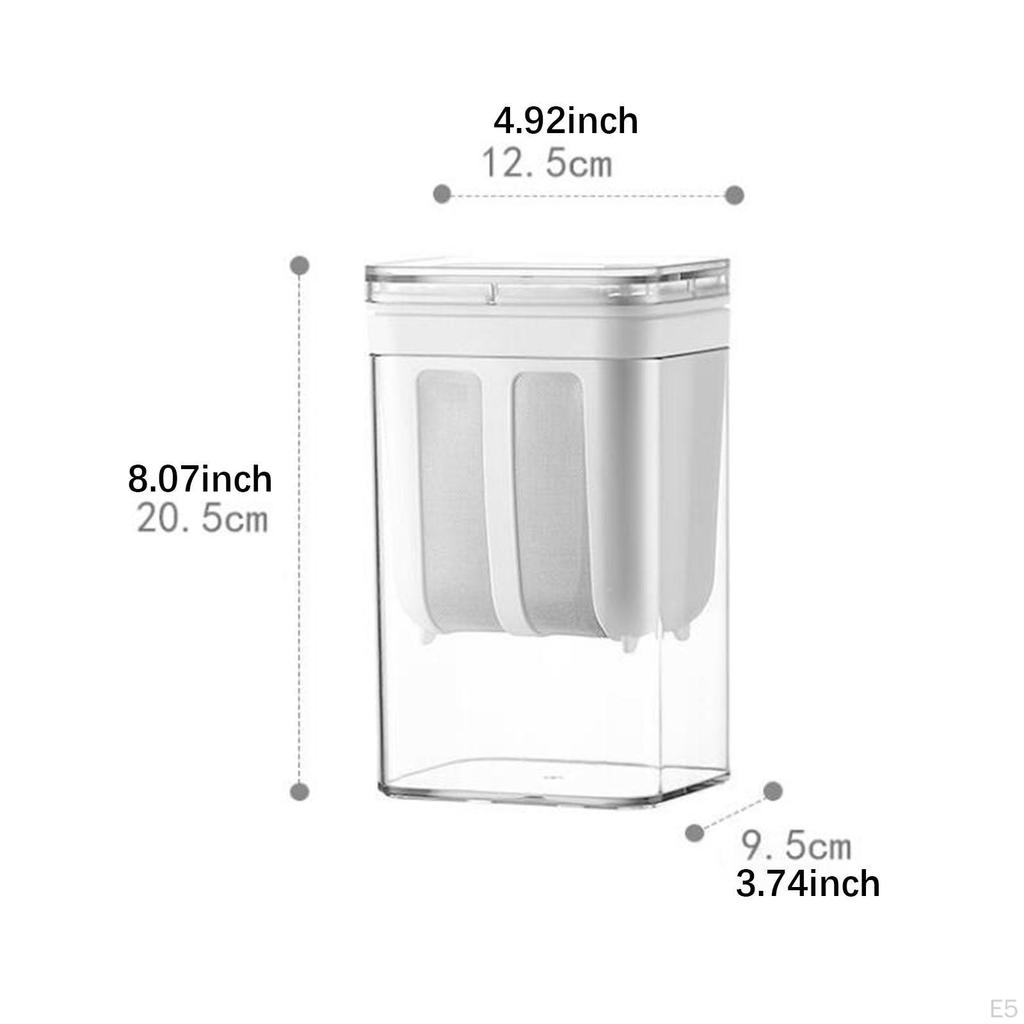 Портативная корзина-банка с крышкой для йогурта и процеживания