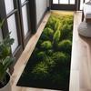 Mountain Waterfall River Scenery Graphics Runner Rug,Entryway,Laundry Room,Sofa Side,Non Slip Runner Rug,Nature Decor Present