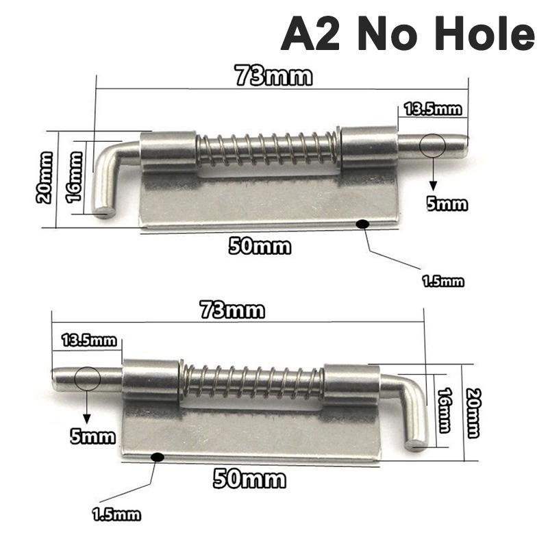 1 пара 304 нержавеющая сталь нагруженная петля безопасности пружинный болт цилиндрический защелка шкаф