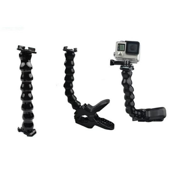 Gooseyneck Adapter Clamp Stand for Gopro Mount Holder Hero SJCAM Action Camera