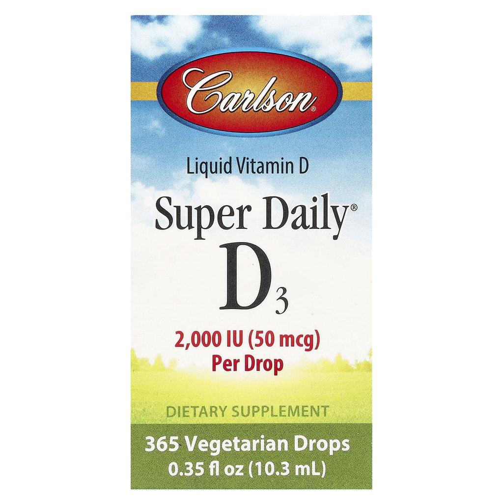 Super Daily® D3, 50Mcg (2,000Iu), 10.3Ml (0.35Fl Oz)