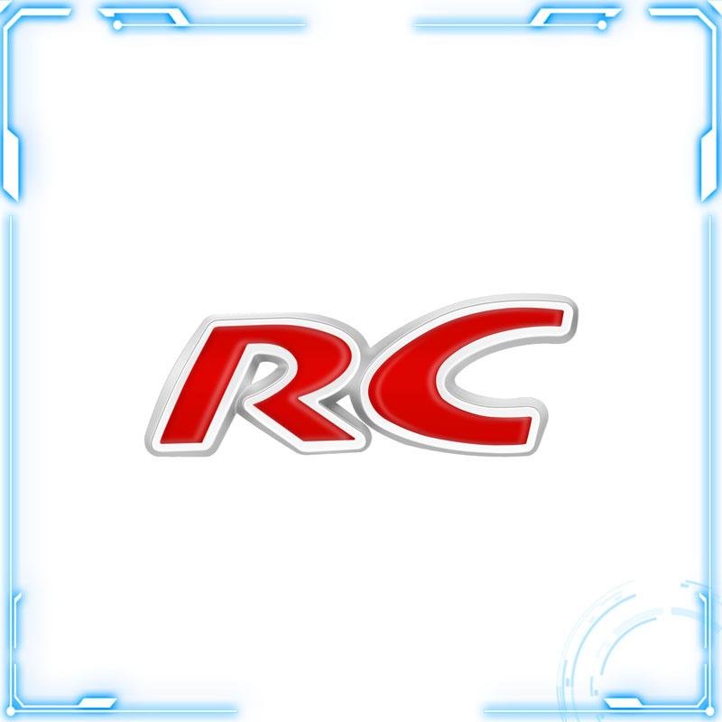 Наклейка на автомобиль Стайлинг RC Эмблема Багажник Наклейка Задняя для RC SPORT GT 106 205 206 207 208 301 306 307 308S 406 407 408 508 806
