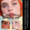 Temporary Body Art Decals Tattoo Sticker, Red Freckles Face Tattoo, Waterproof Fun Holiday Stickers for Adults Festive Party Makeup Tattoos