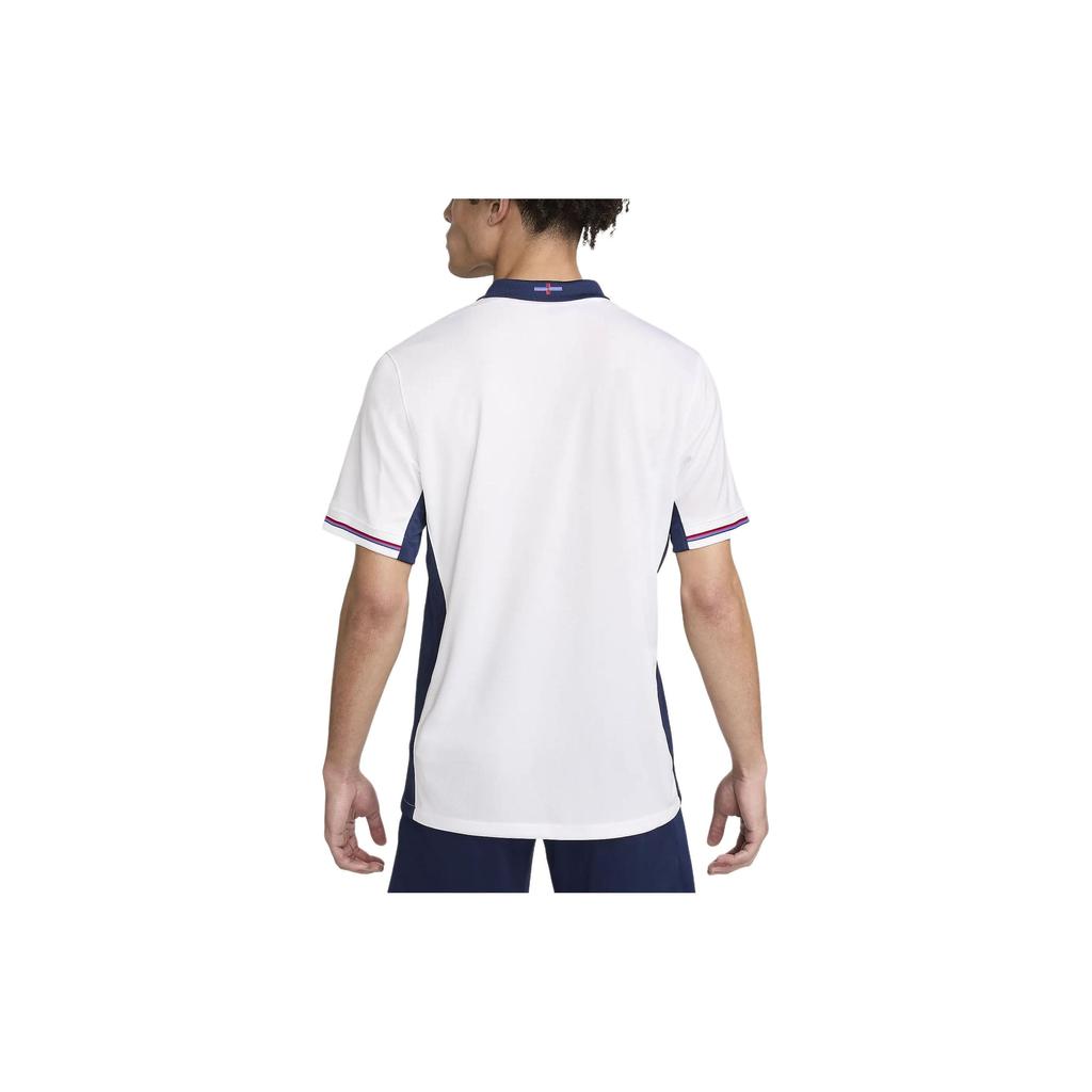 Nike Англия 2024/25 Home Fans Edition Джерси Белый/Старый Синий Мужская Уличная Одежда FJ4285-100