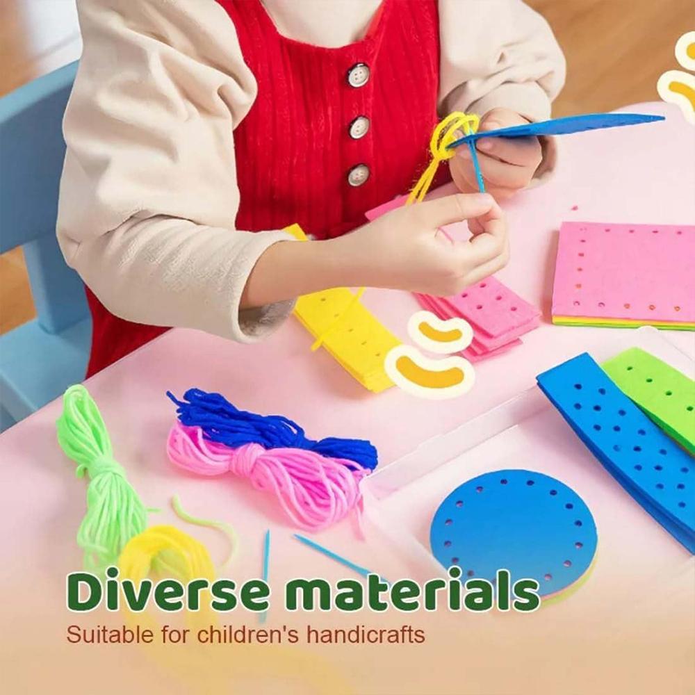 Набор для вышивки кукол своими руками, новинка 2025 года, набор для шитья мультяшных животных, набор для вышивки мультяшных животных своими руками, набор для вышивки кукол для детей