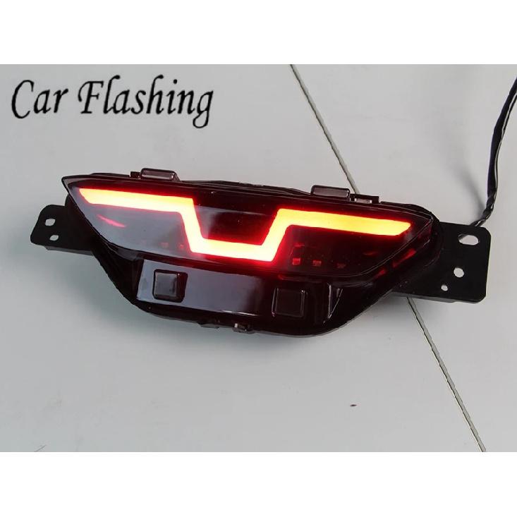 CSGJMY 1PCS For Toyota C-HR CHR 2016 2017 2018 2019 Car LED Reflector driving Lamp Rear Fog Lamp Rear Bumper tail Brake Lights