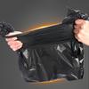 100pcs Heavy-Duty Black Plastic Trash Bags with Easy-Tie Handles - Leak-Proof, Disposable Garbage Liners for Home & Office Use