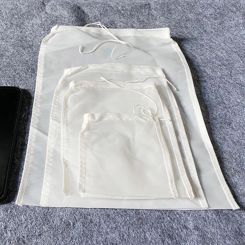 1 шт., 120 сеток, нейлоновый сетчатый фильтр-мешок, сито для сыра, чая, молока, многоразовый фильтр для закваски, кофе, кухонные инструменты, гаджеты, дуршлаги