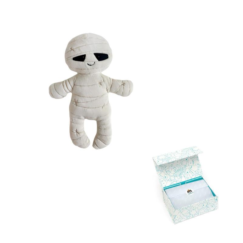 JELLYCAT Серия Хэллоуин Мумия Боб Милая Кукла Плюшевая Кукла 33 см Высотой