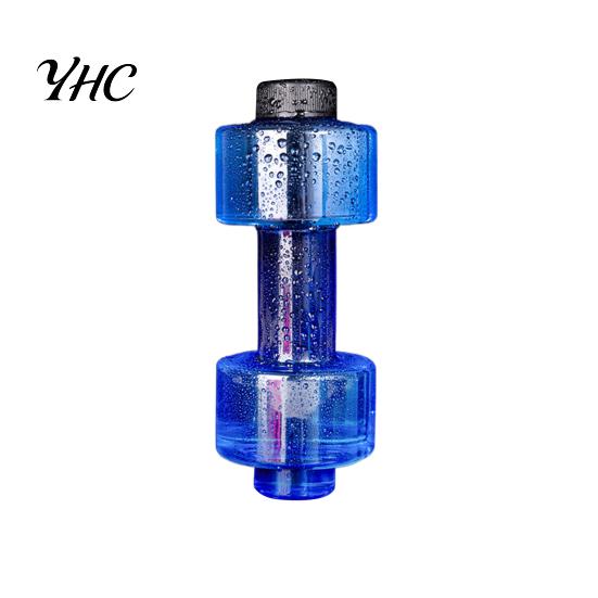 Portable Water Bottle 500/1500/2200/2600ML Dumbbell Sports Clear Arm Strength Kettle Training Workout Drinking Cup Home Gym Fitness Equipment
