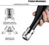 Leak-Proof Champagne Bottle Stoppers, Stainless Steel Reusable Wine Stoppers, Vacuum Sealer for Fresh Sparkling Wine