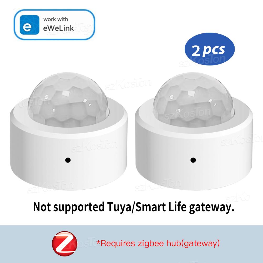 Умный датчик движения ZigBee PIR eWelink APP Мини-детектор присутствия человека Защита безопасности для домашнего помощника Zigbee2MQTT