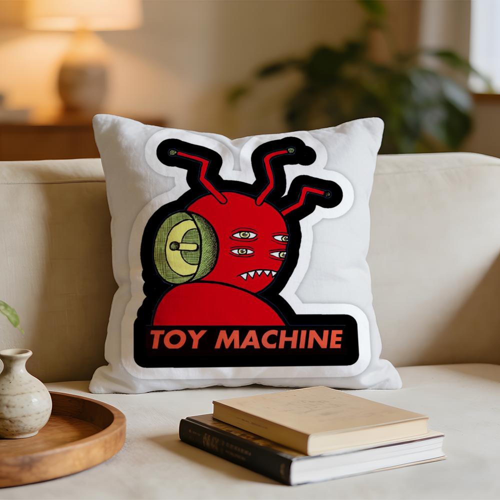 TToy MMachineS SSkateS Cushion Cover Short plush pillowcase for bed sofa carwashable