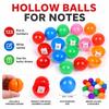 25pcs Plastic Lottery Balls Raffle Drawing Balls Hollow Openable Game Balls Activity Interesting Game Balls Props for Party