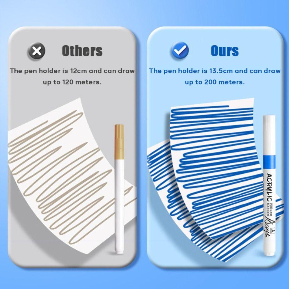 12-120 Цветов Штабелируемые Цветные Акриловые Маркеры Смываемые Художественные Маркеры для Рисования Краска для Камня