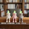 3D Креативные Хэллоуинские Подарки Печатная Фигурка Свечи, Жуткий Декор Светящийся в Темноте с Подвижными Сочленениями Фигурок, Настольное Украшение Множество Цветов,