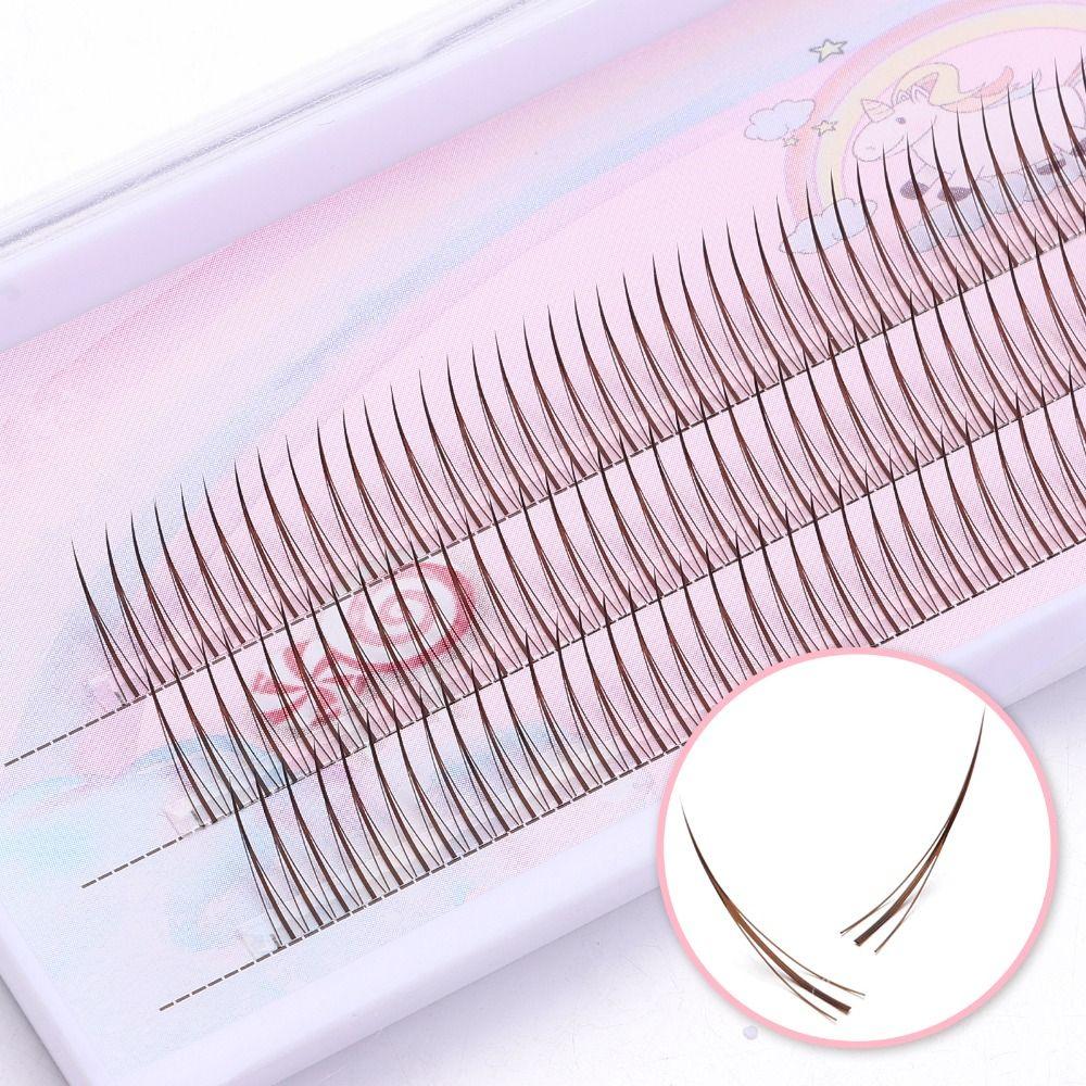 Fairy Look Clusters Eyelash Extensions Black Brown Lash Clusters DIY Flash Eyelashes for Women