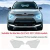 Fit for Kia Niro SG2 SG3 2017-2026 Transparent Smoked Black TPU Headlight Film Anti-Scratch Pre Cut Vinyl Protective Sticker Set