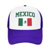 Mexico Flag  Mesh Sun Hats  Hunting Camping Wholesale Baseball Caps Couple Women Stylish Print Trucker Hat
