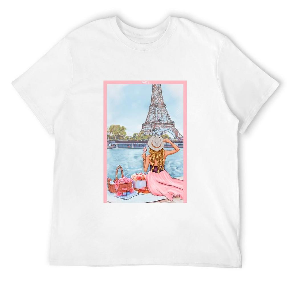 Paris Vibes T-Shirt Blouse boys whites graphic shirts cute clothes men clothing