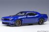 AUTOart Dodge Challenger Scat Pack Wide Body 2022 INDIGO Blue Готовый продукт 1/18 R/T СИНИЙ/Металлик