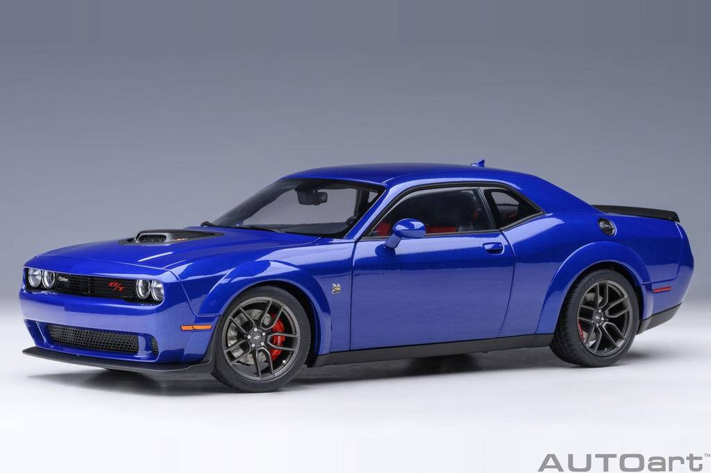 AUTOart Dodge Challenger Scat Pack Wide Body 2022 INDIGO Blue Готовый продукт 1/18 R/T СИНИЙ/Металлик