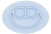 Ezpz Easy Peasy Mini Baby Food Baby Suction Cup Silicone Baby Dishes Store Baby Mat, Dish, Non-Slip Dish, Mat, (Direct Exclusive, Blue)