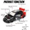 1:Масштаб 32 MITSUBISHI EVO PAJERO Модель игрушечной машины Сплав Литье под давлением Резиновые шины Открывающиеся двери Модели Транспортные средства Подарки для детей