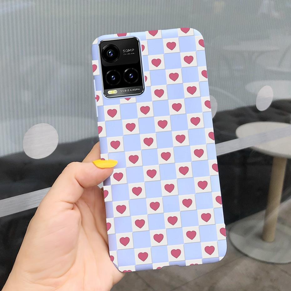 Милый силиконовый чехол для Vivo Y33s Чехол-бампер для телефона Vivo Y21 2021 Y21s TPU На Vivo Y33S 4G Y33 S Y21 Y 21S Coque Fundas