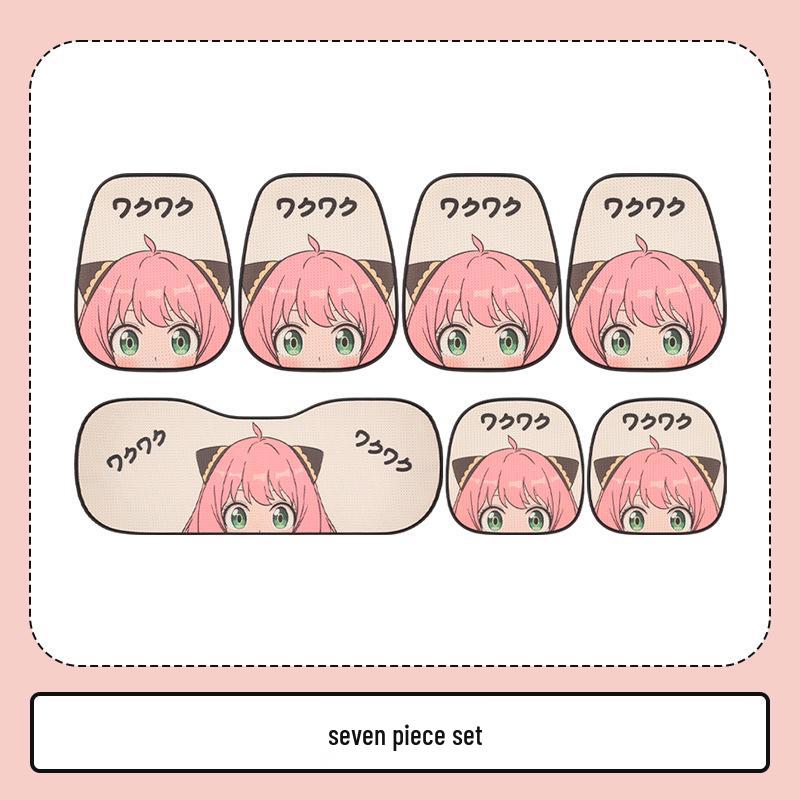 Anya Cartoon Cute Four Seasons Car Seat Cushion for Jeep Compass, Renegade, Lynk & Co 01 z20