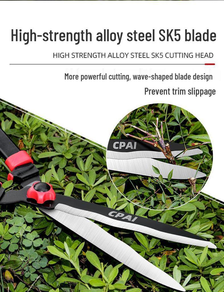 Garden Pruning Shears: Heavy-Duty Hedge & Greenery Trimmer for Pruning Branches and Flowers