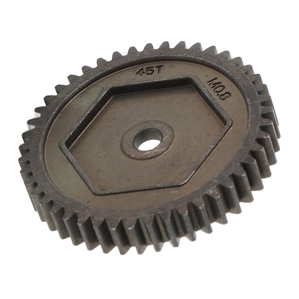 RC Spur Gear 45T M0.8 8053 High Performance Steel Spur Gear Replacement for 1/10 Scale RC Crawler